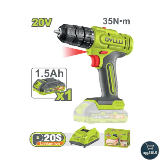 دریل پیچ گوشتی 20 ولت تک باتری کد DTCDPP511